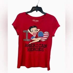 Betty Boop Womens Teeshirt Size Large 12/14